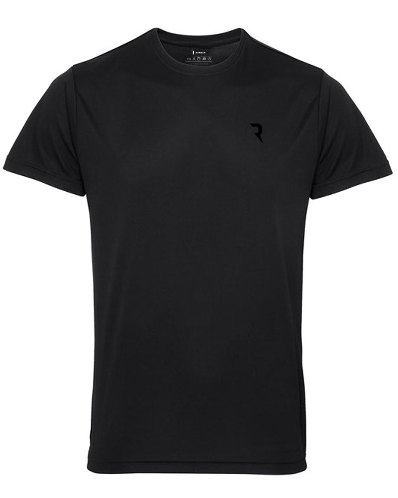 Resist T-Shirt Men's Black Reflective Design